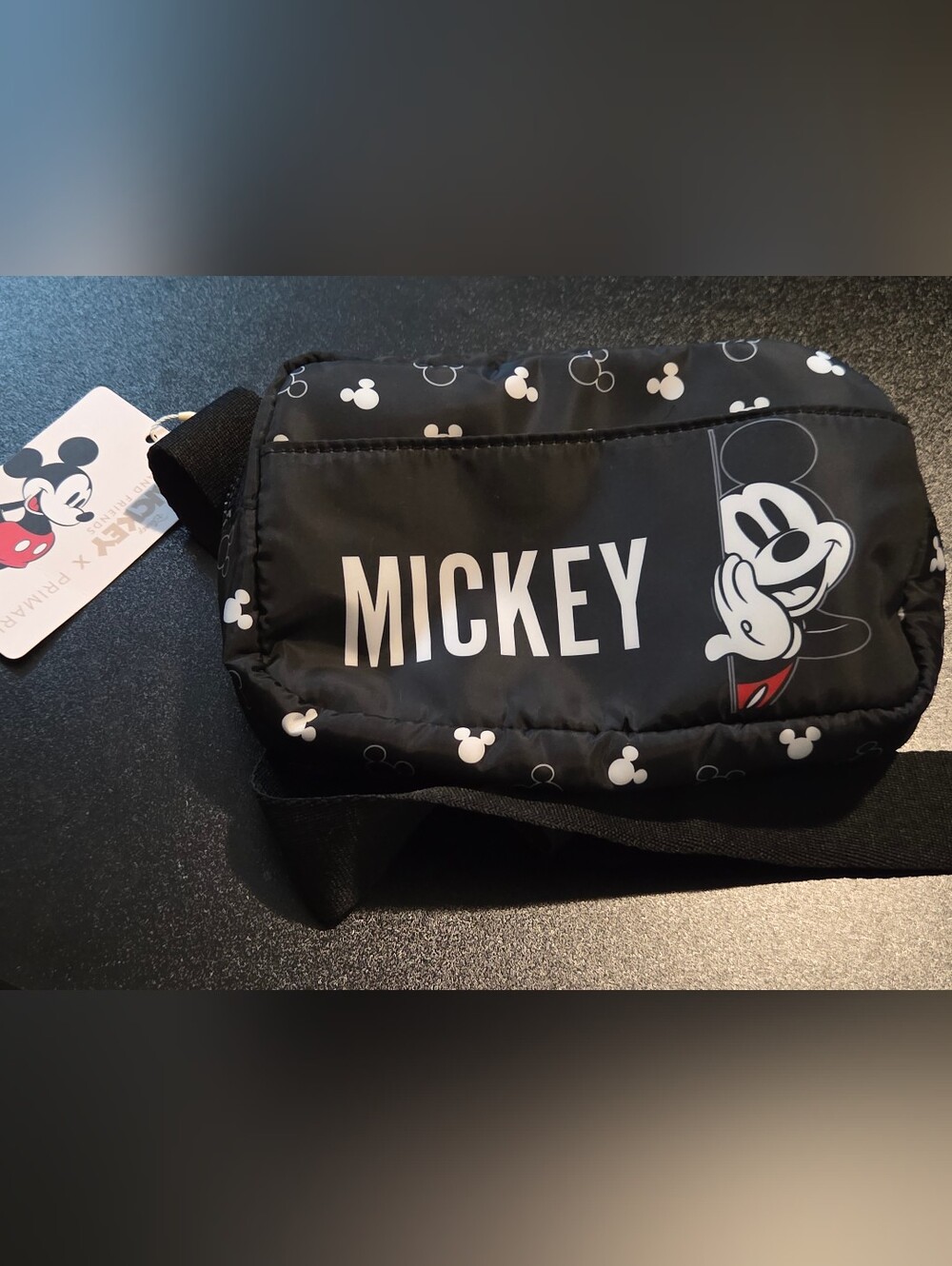 Disney Mickey Black and White Fanny Pack - Picture 3 of 4
